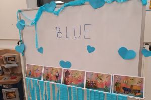 blue
