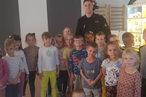 Wizyta strażaka
