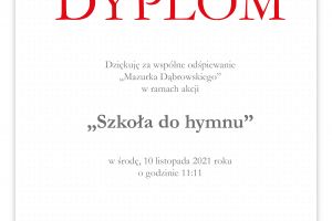 szkoła do hymnu