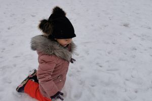 zabawy na śniegu