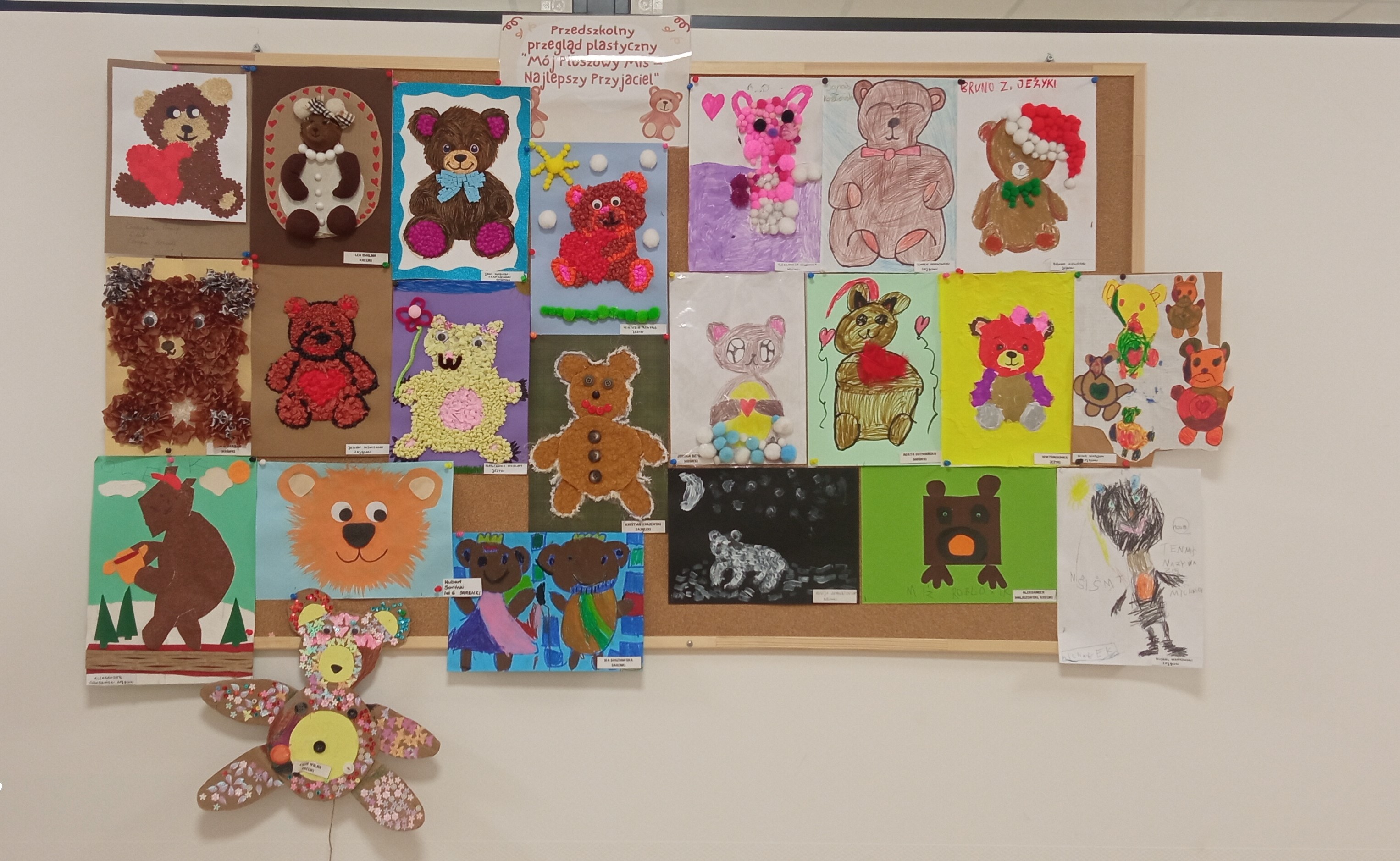 Przedszkolny przegląd plastyczny "Mój pluszowy miś - najlepszy przyjaciel"